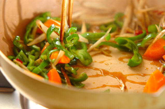 根菜のきんぴらの作り方の手順6