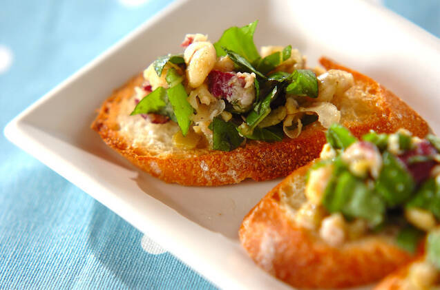 ビーンズブルスケッタ