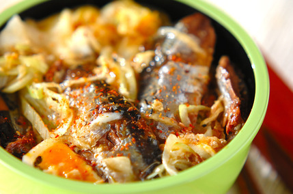 サンマの蒲焼き丼