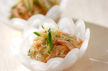 キュウリと春雨のサラダ