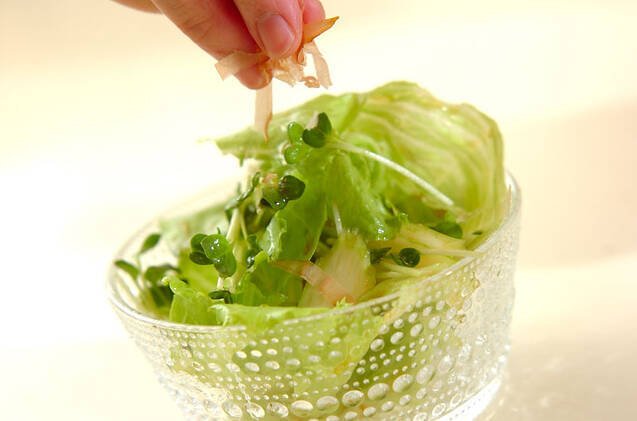 シャキシャキレタスのサラダの作り方の手順6
