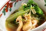 青菜と油揚げの煮物