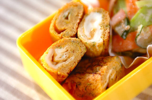 青のりの香りの卵焼き