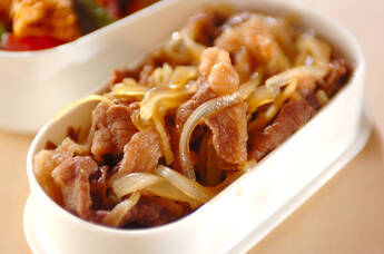 牛肉のショウガ煮