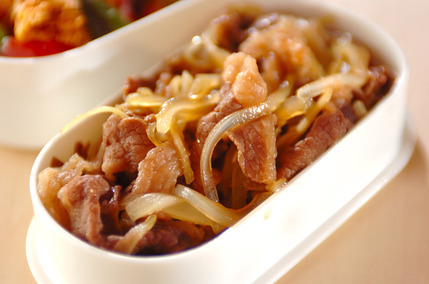 牛肉のショウガ煮