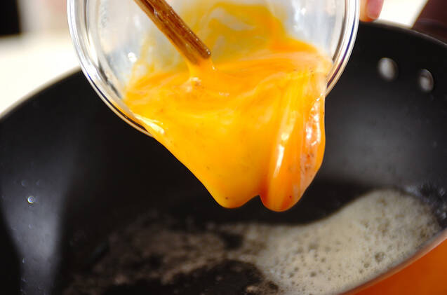 ミルク卵焼きの作り方の手順2