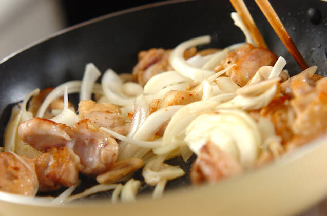 バジルクリームペンネの作り方の手順6