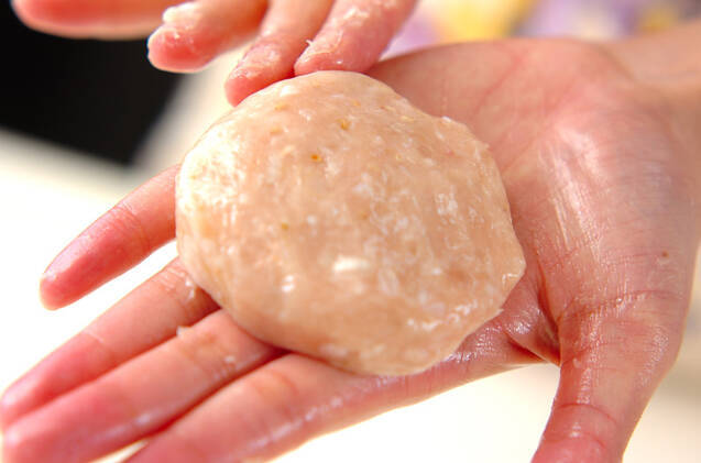 鶏つくねライスバーガープレートの作り方の手順1