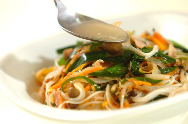 炒め素麺の作り方の手順11