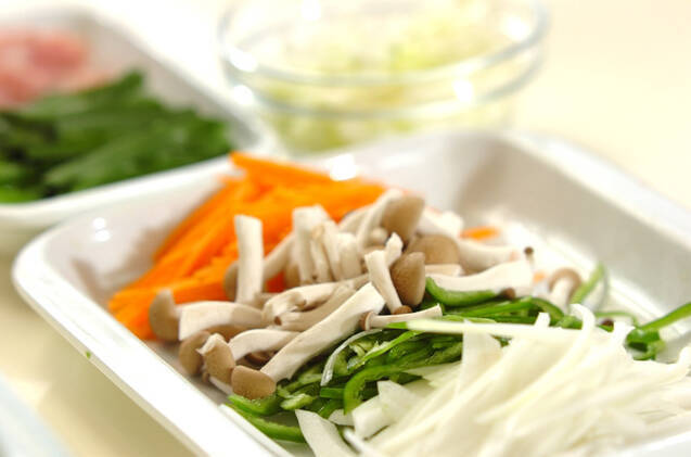 炒め素麺の作り方の手順2