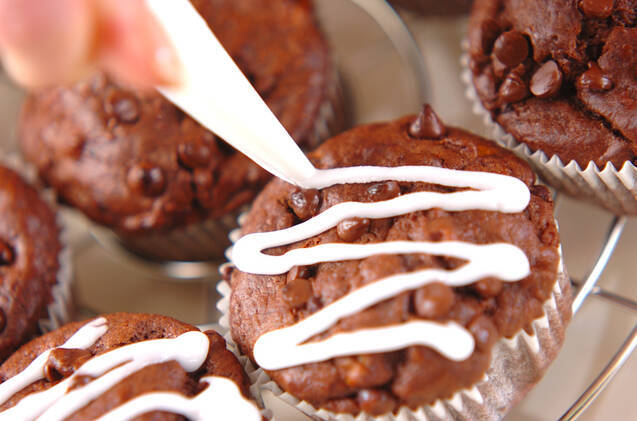 チョコバナナマフィンの作り方の手順9