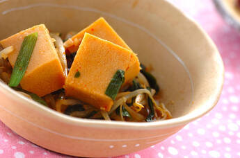 高野豆腐のピリ辛煮