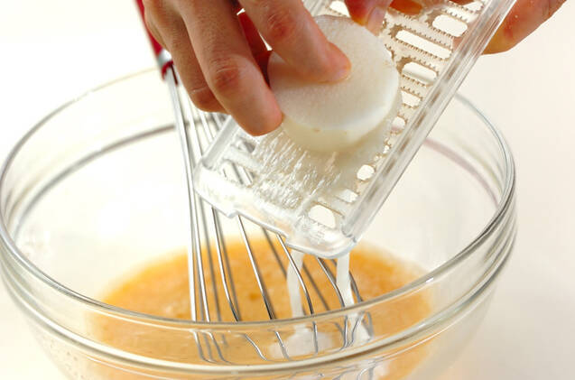 長芋の豆乳パンケーキの作り方の手順1