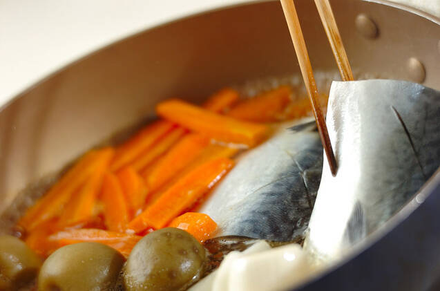 サバの梅酒煮の作り方の手順5