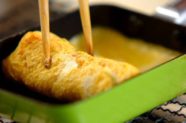 だし巻き卵の作り方の手順3