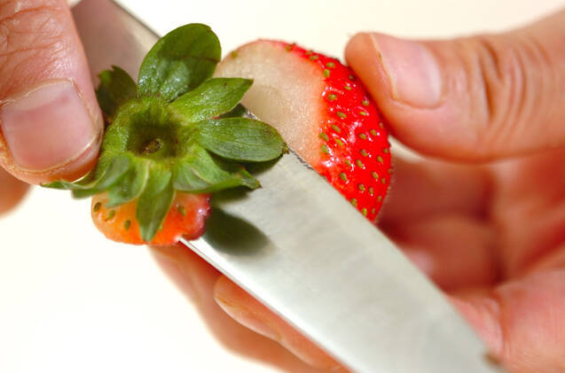 イチゴのカスタードパイの作り方の手順2