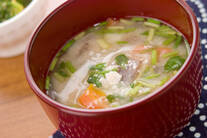 あっさり野菜の粕汁