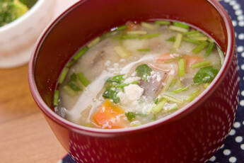 あっさり野菜の粕汁