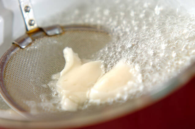 白玉の白あん和えの作り方の手順4