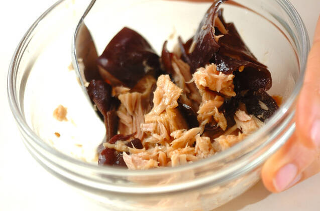 キクラゲの中華和えの作り方の手順2