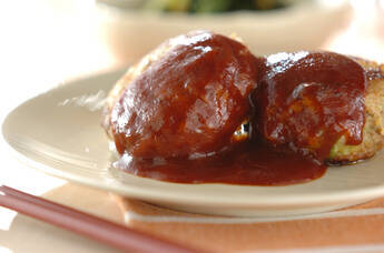 春キャベツ入りハンバーグ