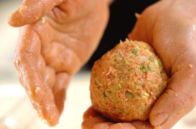 春キャベツ入りハンバーグの作り方の手順5