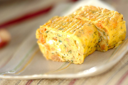 鮭入り洋風卵焼き