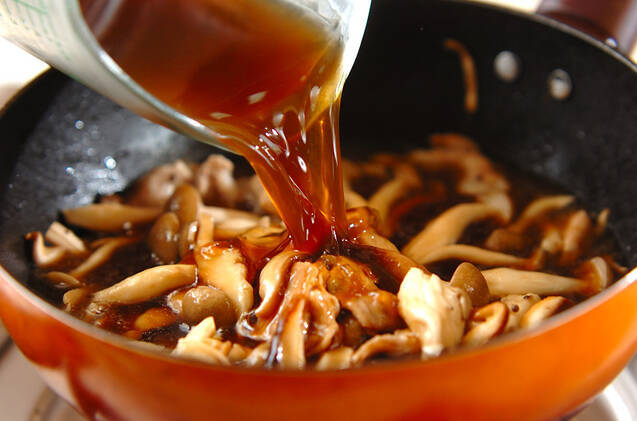 キノコのあんかけレタスのせの作り方の手順6