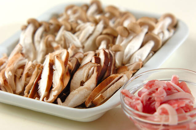 キノコのあんかけレタスのせの作り方の手順1