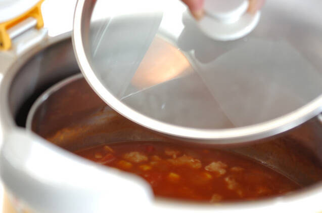 ポークのチリコンカンの作り方の手順4