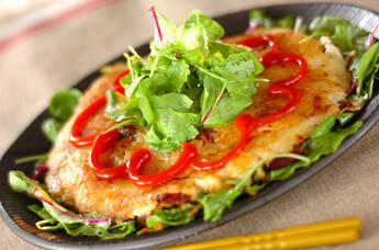 ジャーマンポテト・サラダ添え