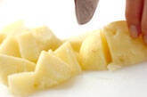 ジャーマンポテト・サラダ添えの作り方1