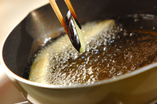 揚げナスのお浸しの作り方の手順1