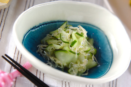 加賀キュウリの酢の物