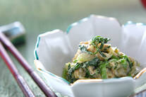 クレソンのワサビ和え