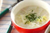 白菜のミルクスープの作り方の手順
