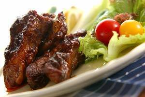 スペアリブの辛煮