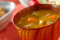 カボチャのみそ汁