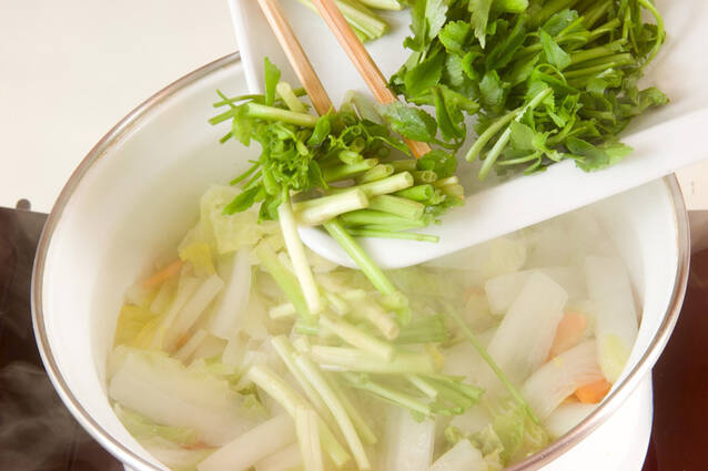 白菜の干し貝柱風味煮の作り方の手順6