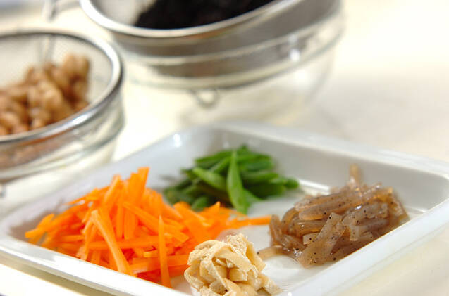 大豆と芽ヒジキの煮物の作り方の手順1