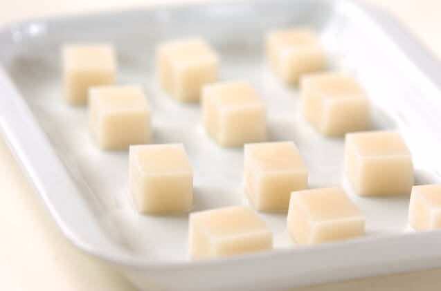 ミニ栗ぜんざいの作り方の手順2