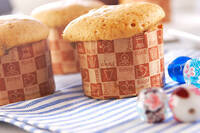 黒糖のレンジ蒸し菓子