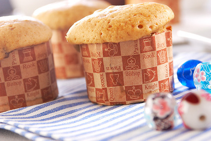 黒糖のレンジ蒸し菓子