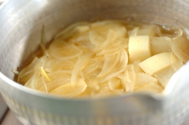 大根のポタージュの作り方の手順3