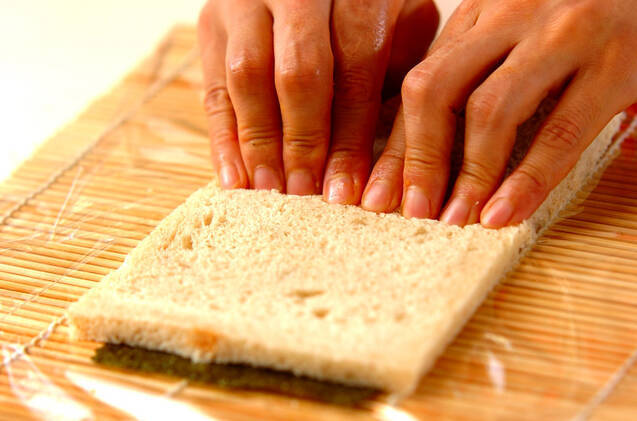 焼きのりロールサラダの作り方の手順5