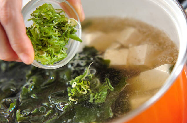 つるりん豆腐のスープの作り方の手順4
