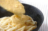 クリームコーンうどんの作り方5