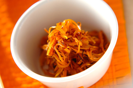 ニンジンの洋風きんぴら