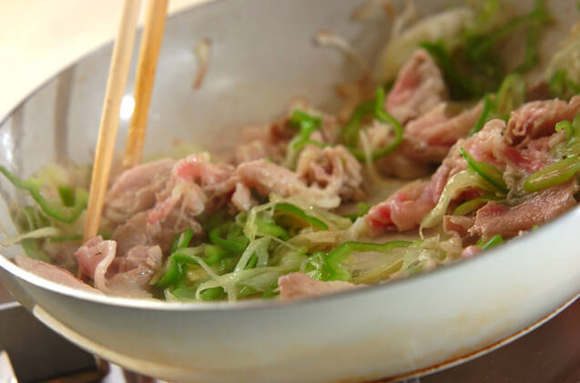 豆腐と豚肉の炒め物の作り方の手順6