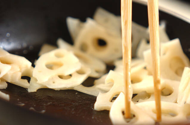 和風レンコンサラダの作り方の手順2